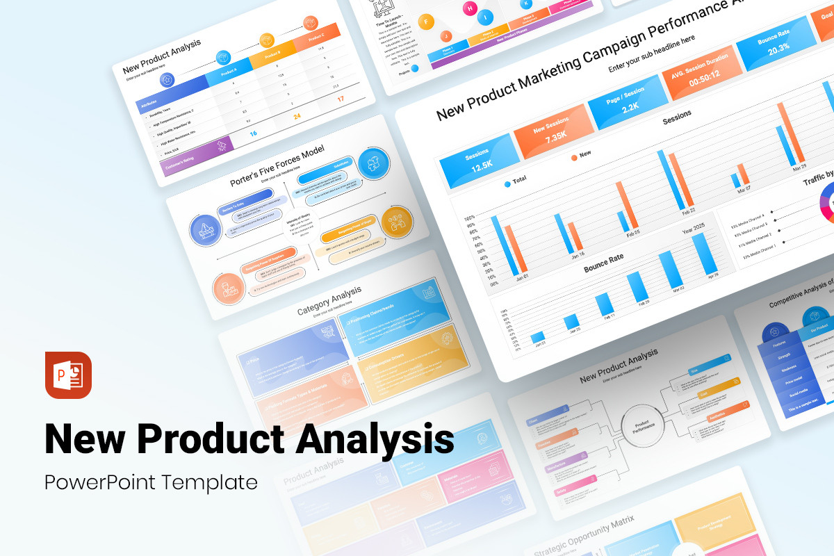 New Product Analysis PowerPoint Template | Nulivo Market