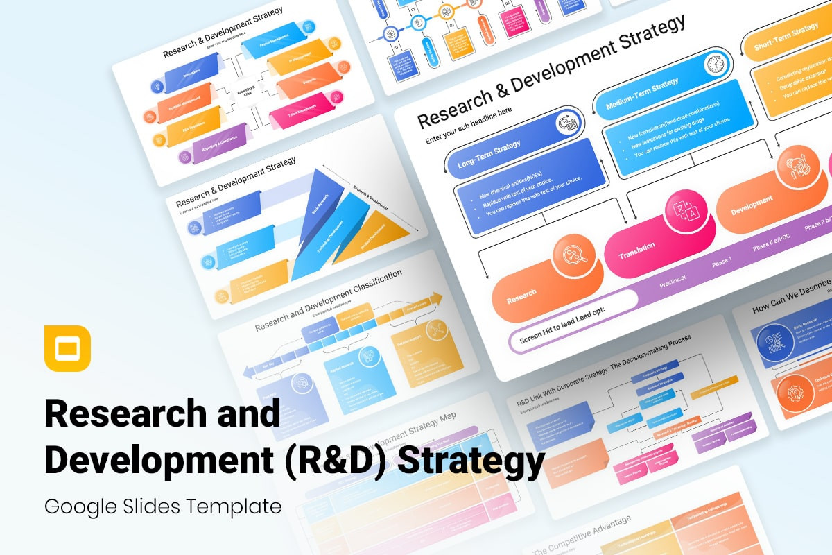 Research and Development (R&D) Strategy Google Slides Template | Nulivo ...