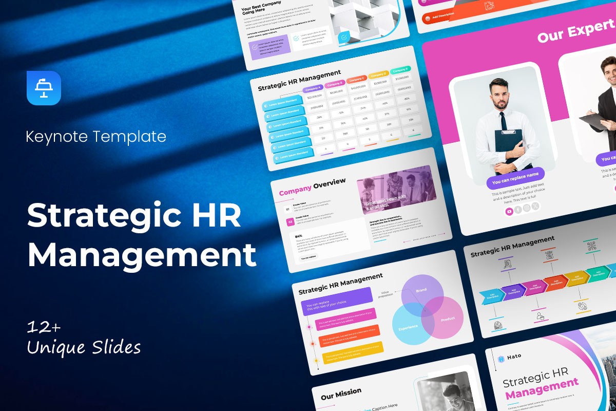 Strategic HR Management Keynote Template | Nulivo Market