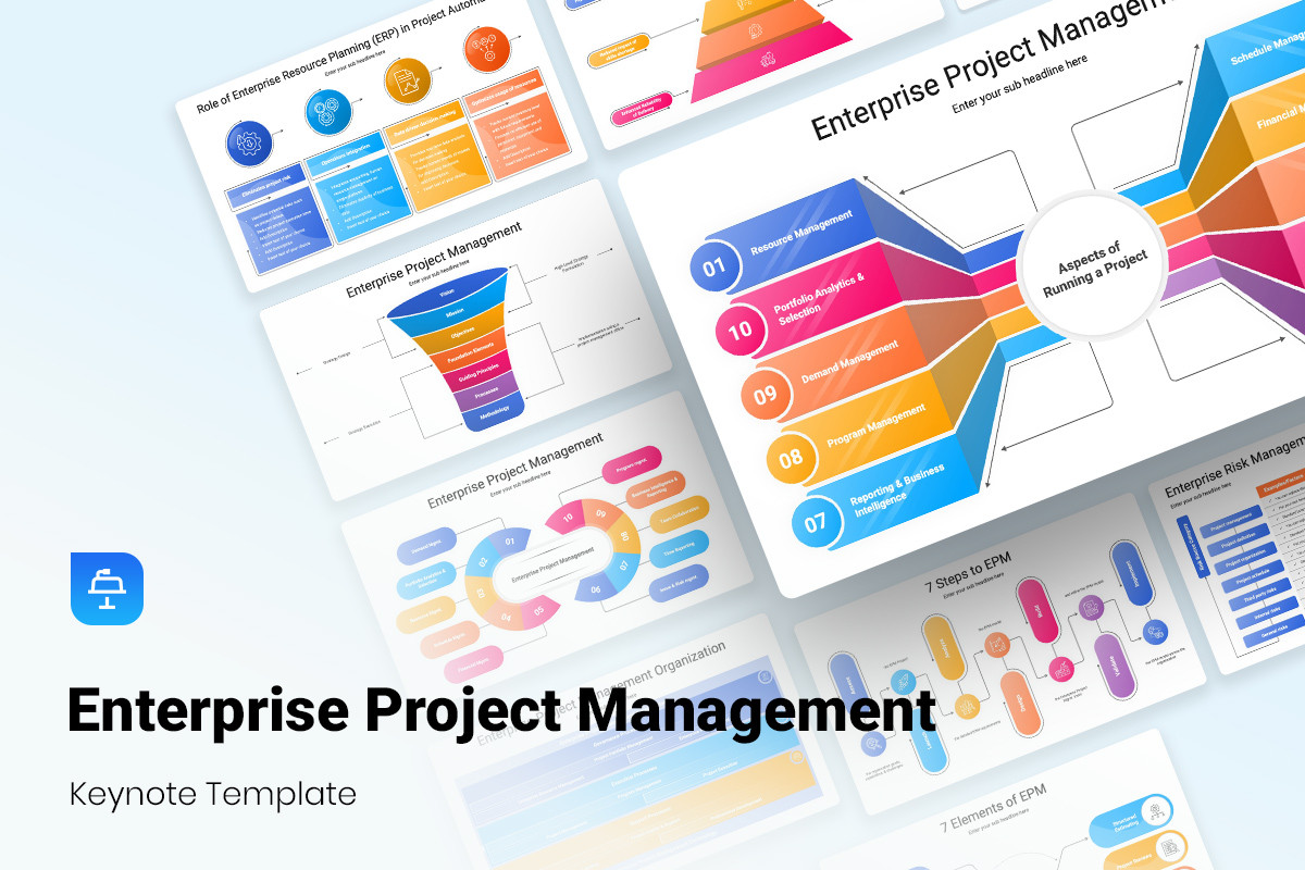 Enterprise Project Management Keynote Template | Nulivo Market
