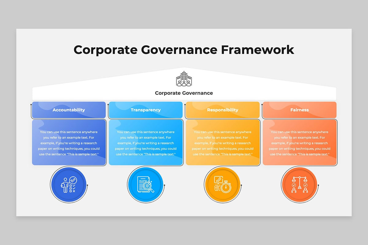Corporate Governance Framework Google Slides Template