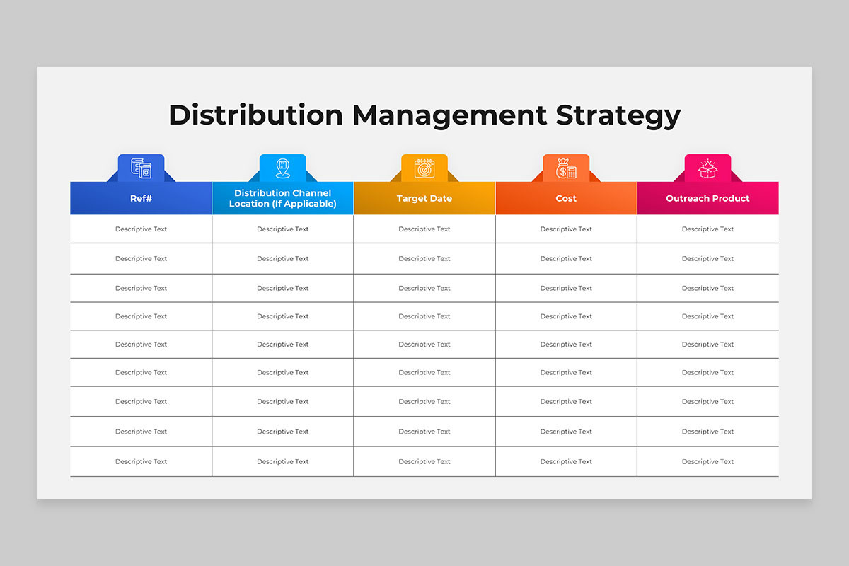 Project Distribution Slide Distribution Management Strategy Google Slides Template | Nulivo Market