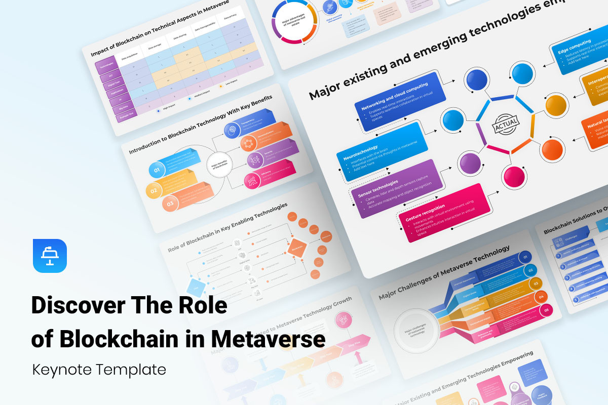 Discover The Role of Blockchain in Metaverse Keynote Template | Nulivo ...