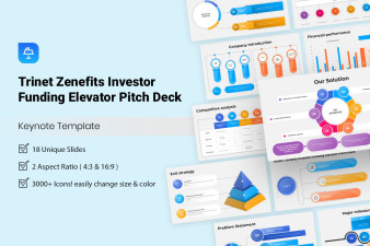 Trinet Zenefits Investor Funding Elevator Pitch Deck Keynote Template