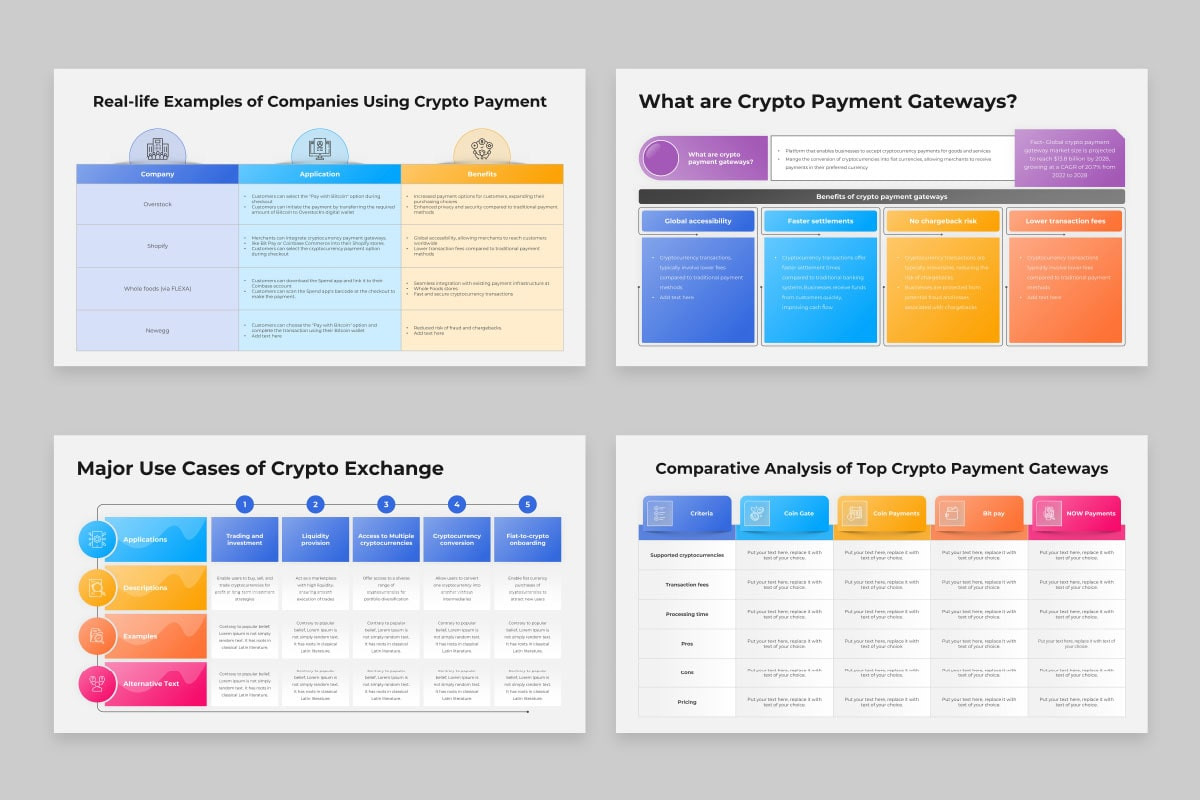 The Role of Blockchain in Cryptocurrency Applications PowerPoint Template |  Nulivo Market