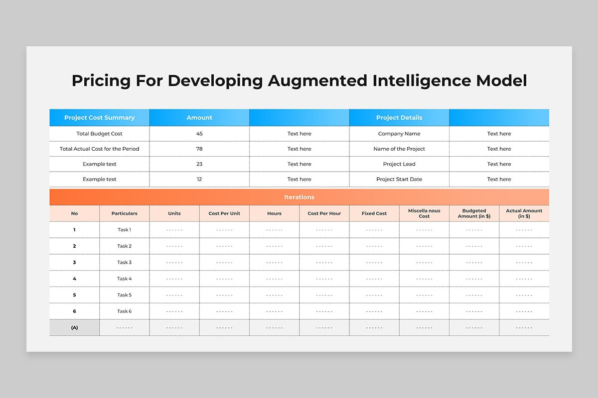 Machine Augmented Intelligence (IT) PowerPoint Template | Nulivo Market