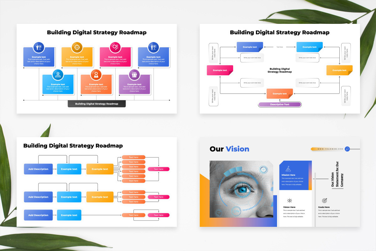 Digital Strategy Roadmap Examples Building Digital Strategy Roadmap Keynote Template | Nulivo Market