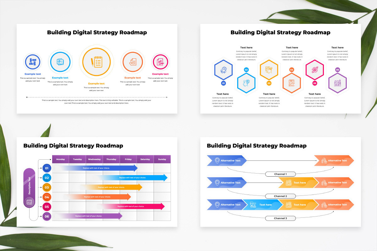 Digital Strategy Roadmap Examples Building Digital Strategy Roadmap Keynote Template | Nulivo Market