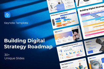 Building Digital Strategy Roadmap Keynote Template