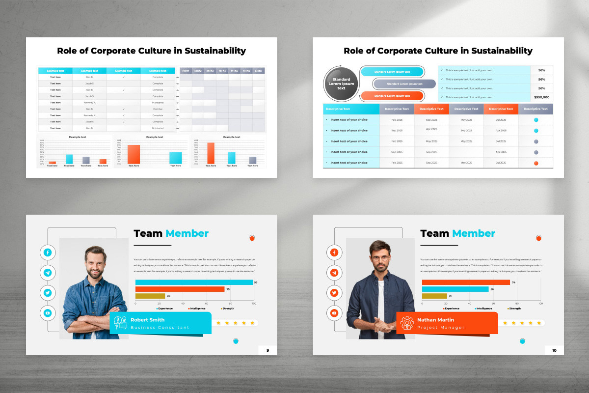 Role of Corporate Culture in Sustainability Keynote Template