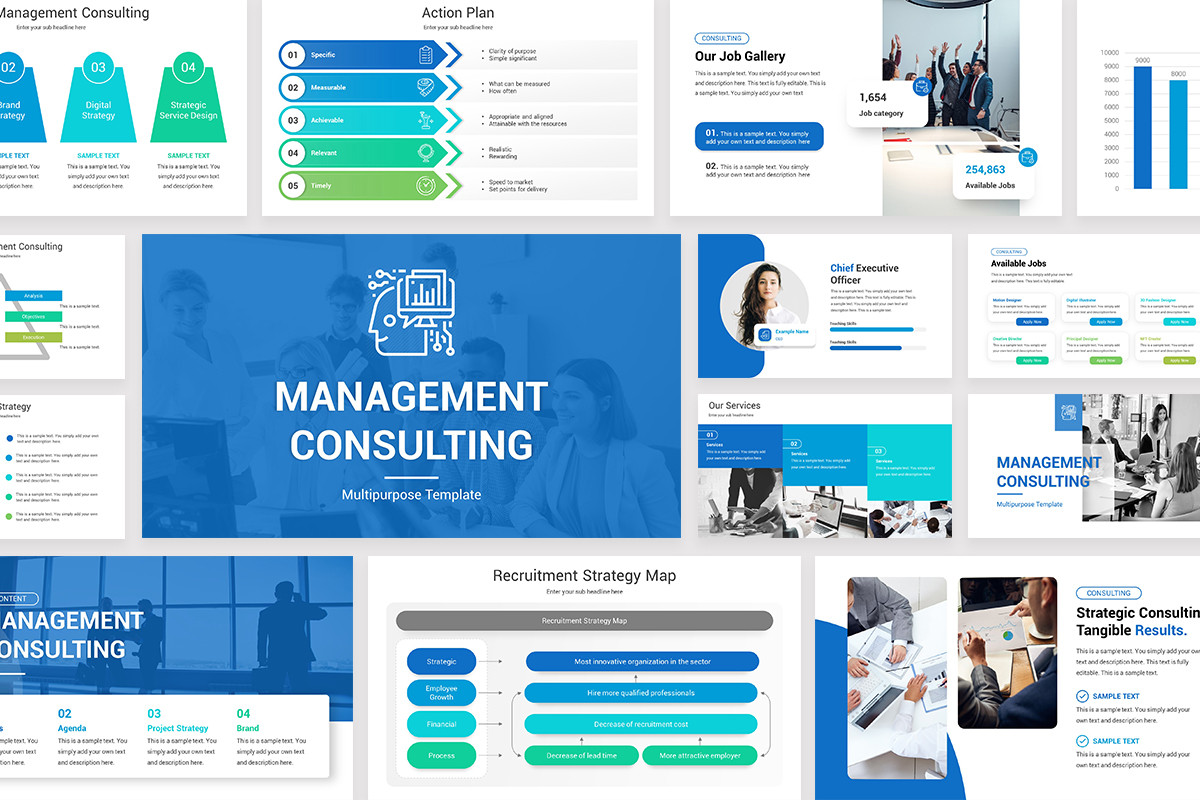Management Consulting PowerPoint Template | Nulivo Market
