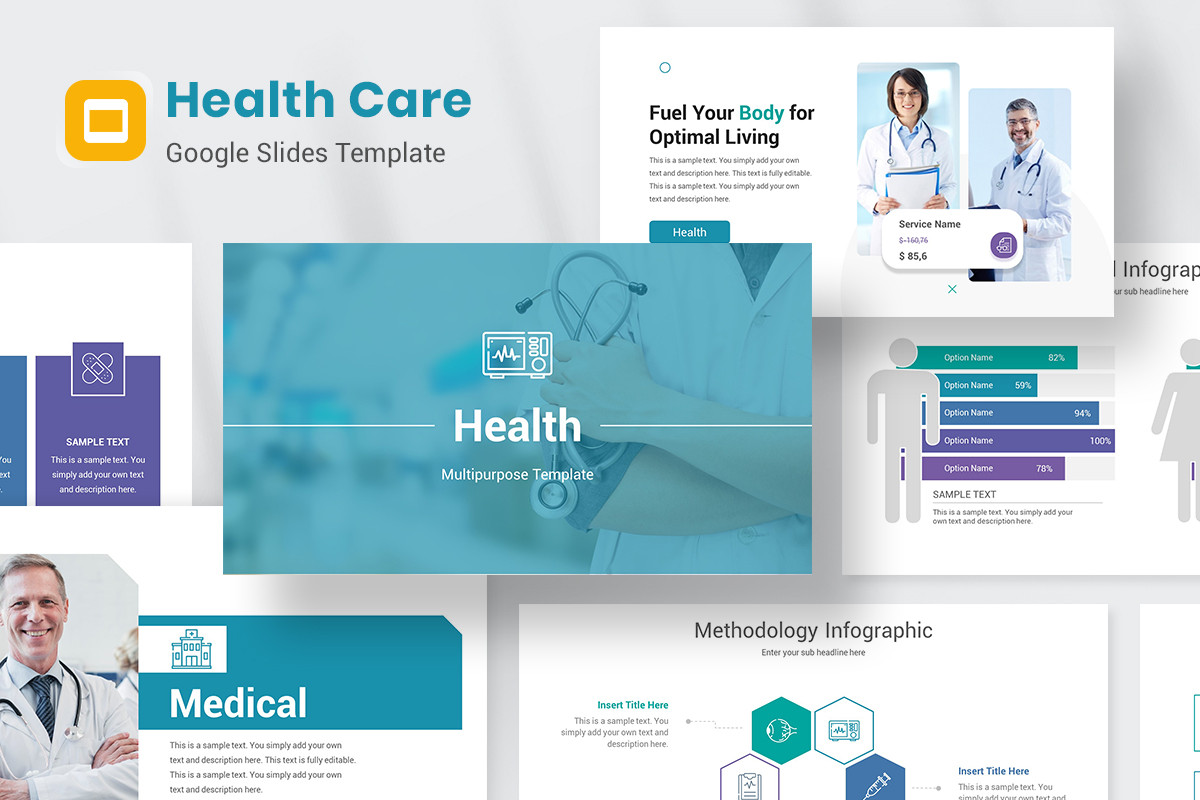 Health Care Google Slides Template | Nulivo Market