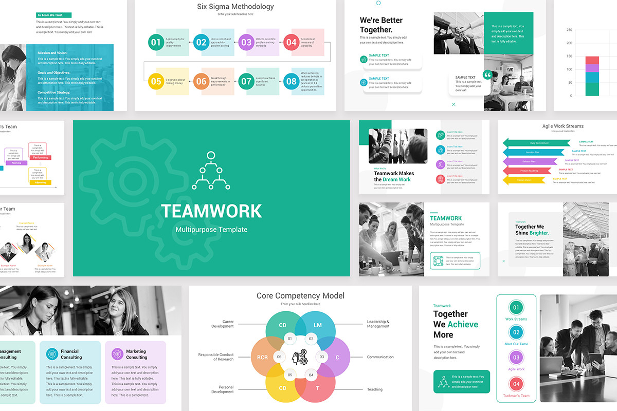 Teamwork PowerPoint Template | Nulivo Market