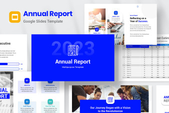Company Annual Report Google Slides Template
