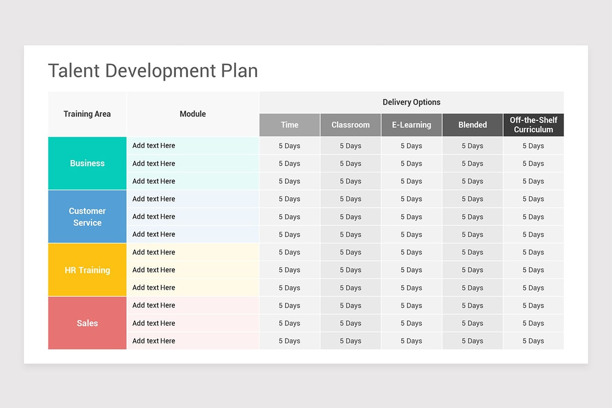 Developemnt Team Module Format Team Development Keynote Template | Nulivo Market