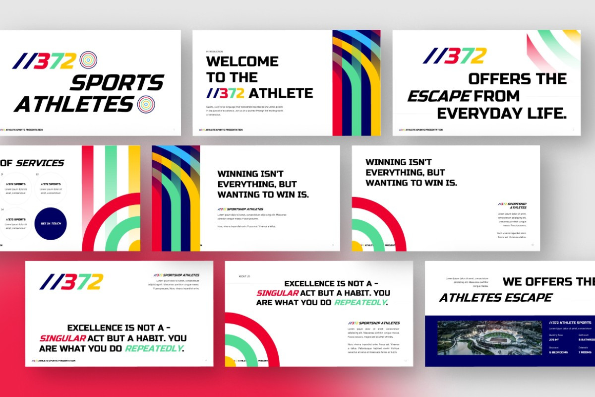 Olympic Sport PowerPoint Template | Nulivo Market