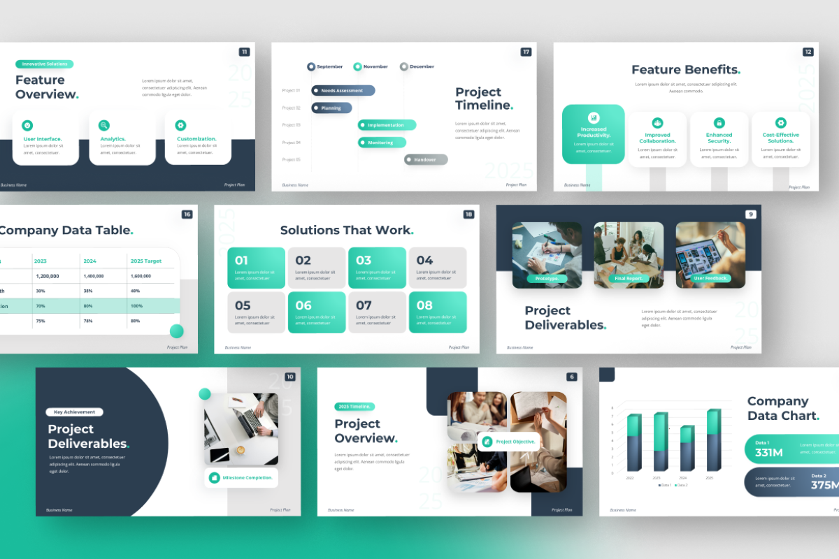 Project Planning PowerPoint Template | Nulivo Market