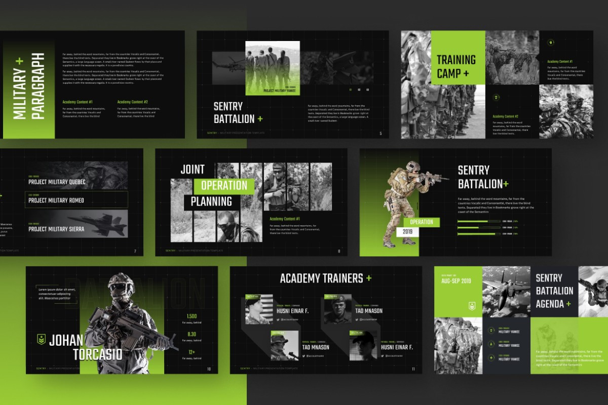 Military PowerPoint Template | Nulivo Market