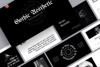 Gothic Aesthetic PowerPoint Template | Nulivo Market