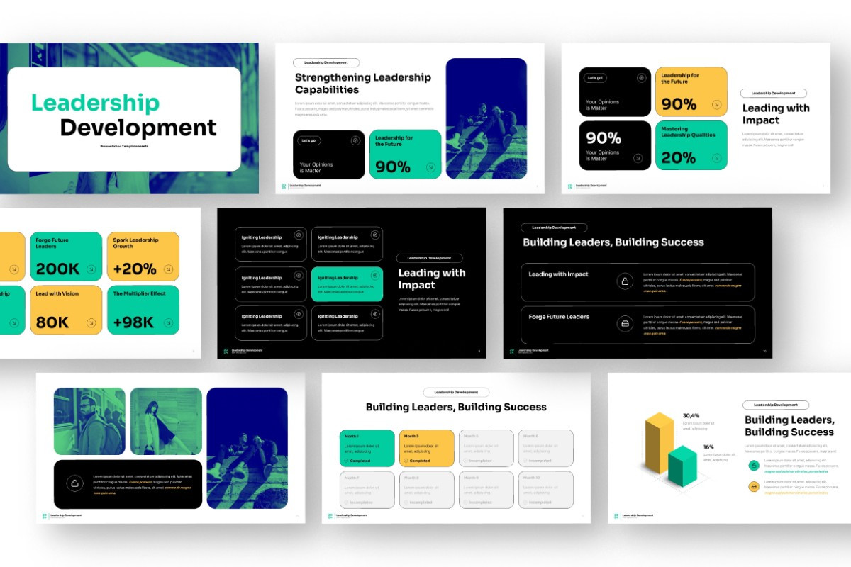 Leadership Development PowerPoint Template | Nulivo Market