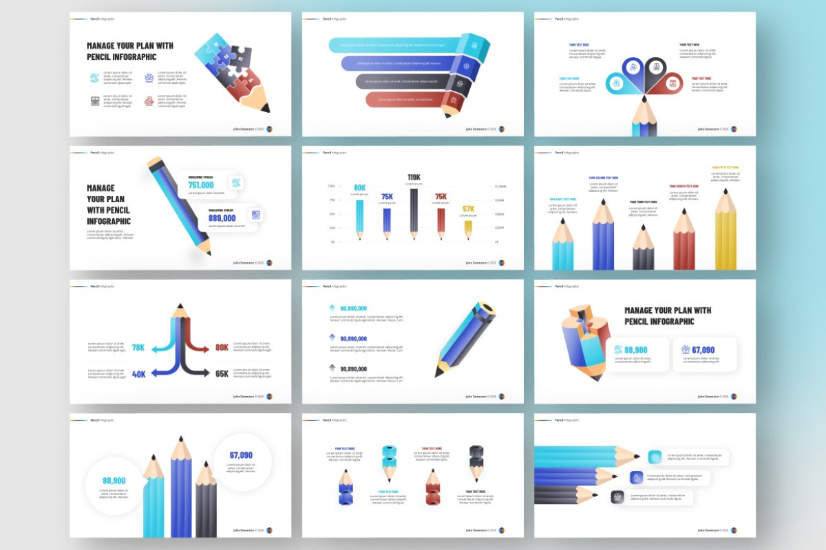 Pencil Infographic | Nulivo Market