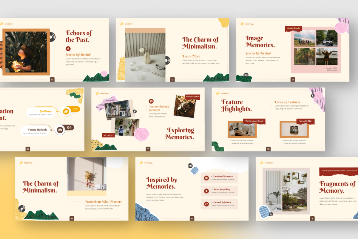 Minimalist Collage Presentation | Nulivo Market