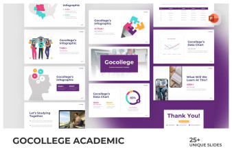 Gocollege Academic PowerPoint Template | Nulivo Market