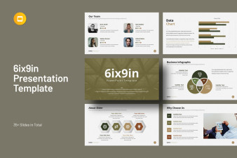6ix9in Google Slides Presentation Template