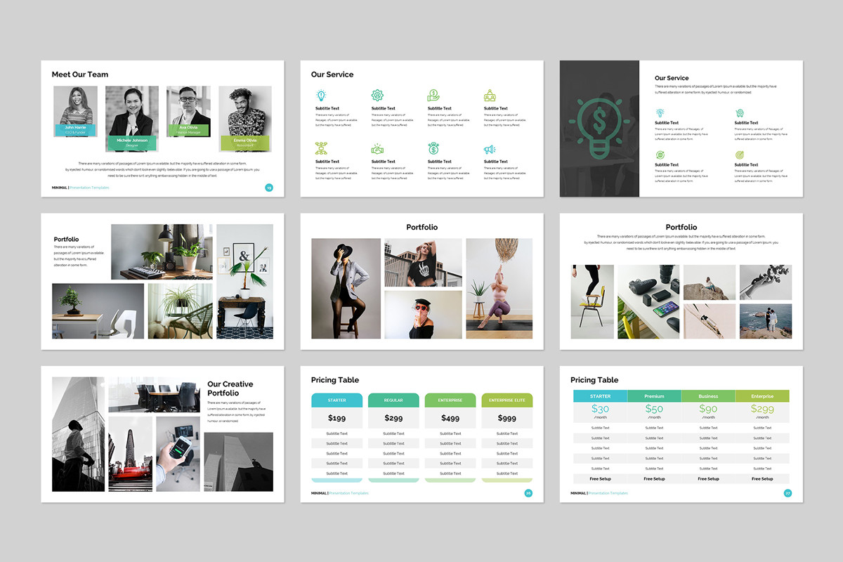 Key Note Slides Example Minimal Keynote Presentation Template | Nulivo Market