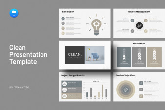 Clean Keynote Template