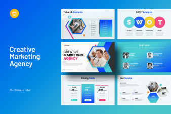 Creative Marketing Agency Google Slides Template