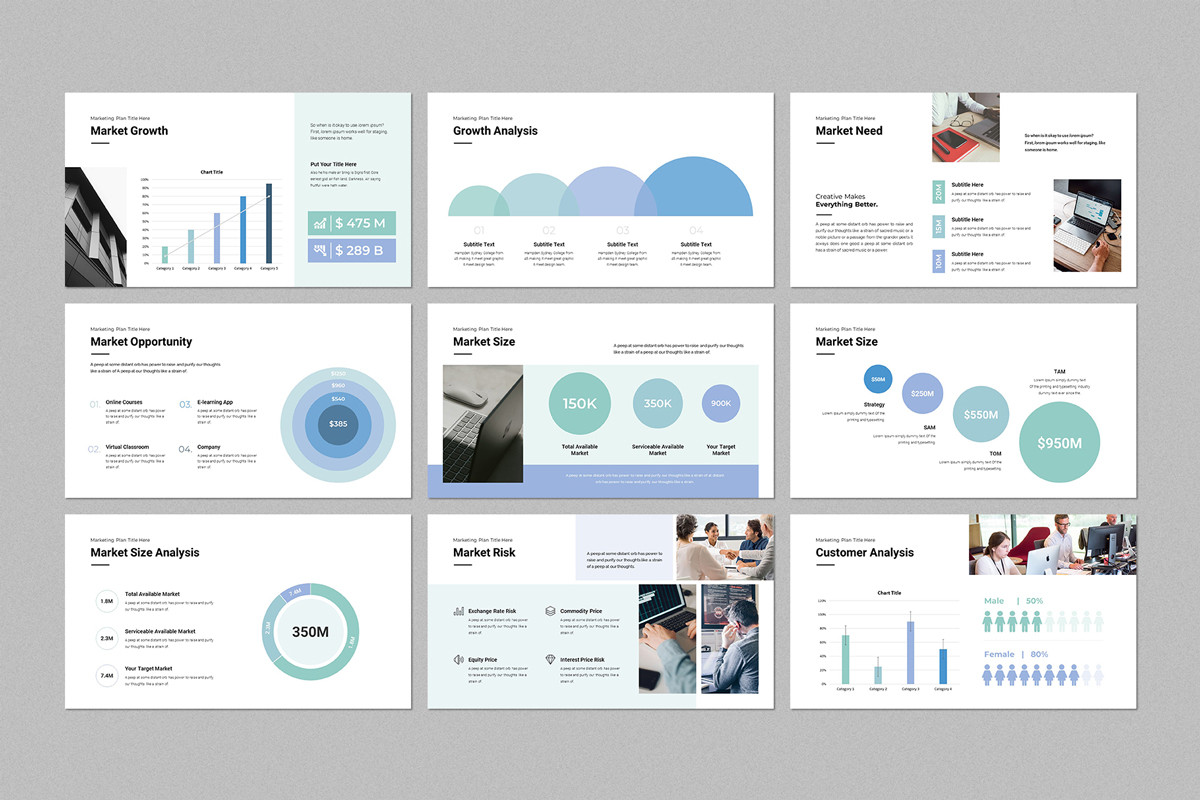 Marketing Plan PowerPoint Template | Nulivo Market