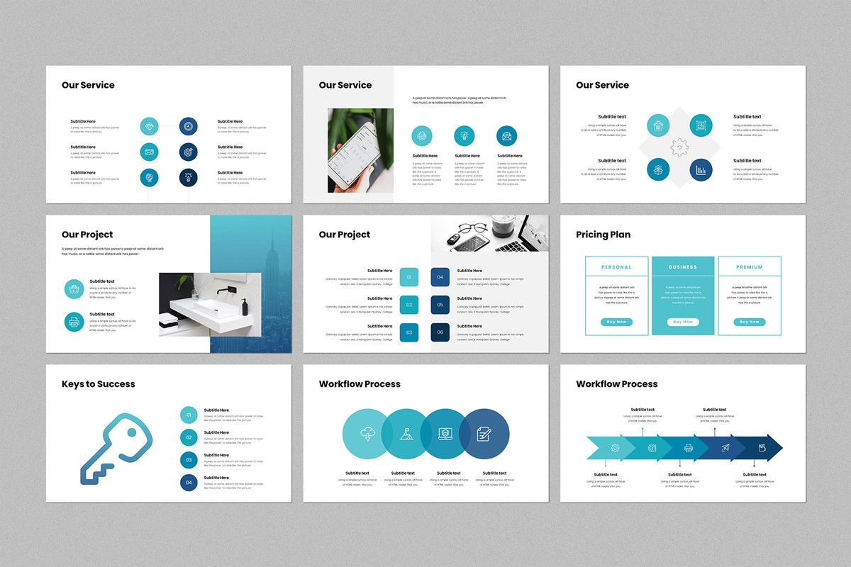 Powerpoint Informational Design Templates Creative PowerPoint Template | Nulivo Market