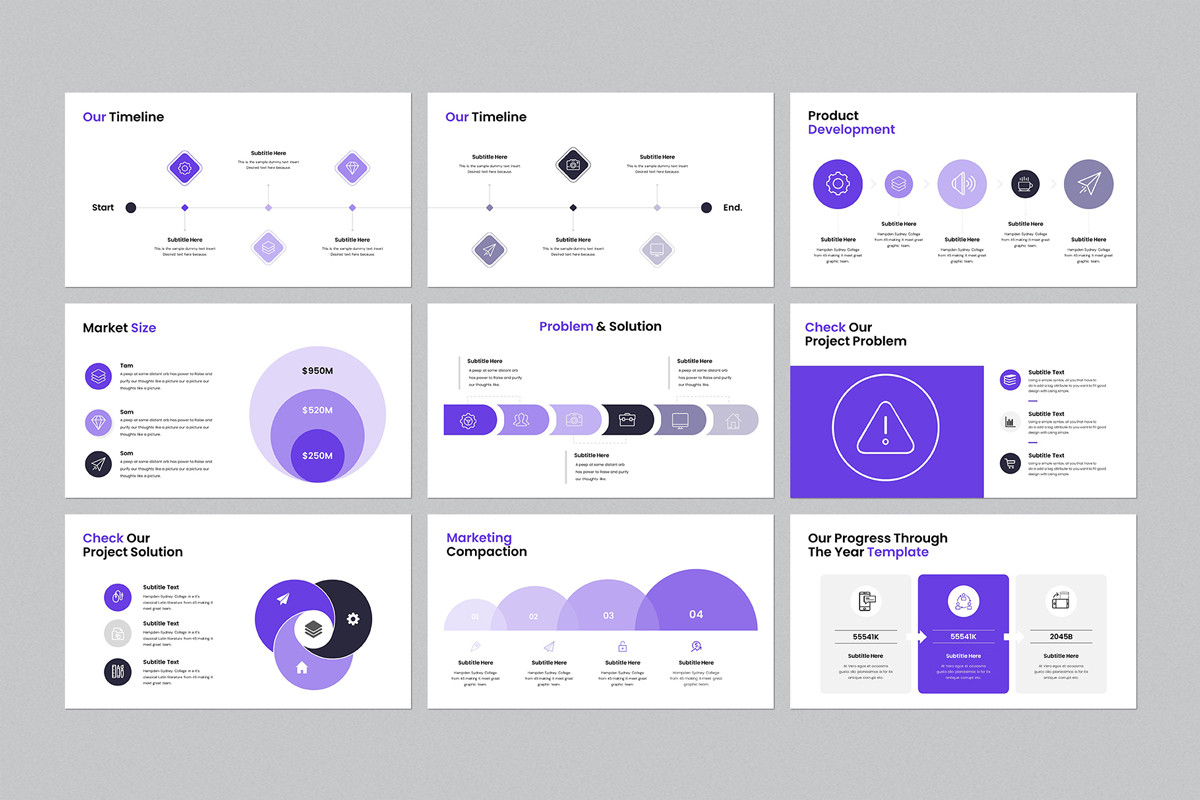 Business Deck PowerPoint Template | Nulivo Market