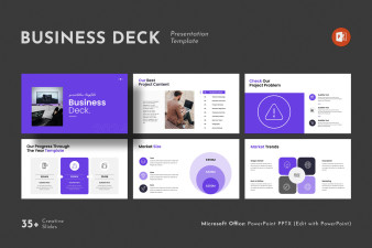 Business Deck PowerPoint Template
