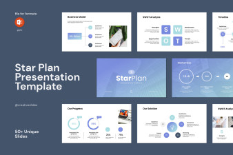 Business Star Plan PowerPoint Template