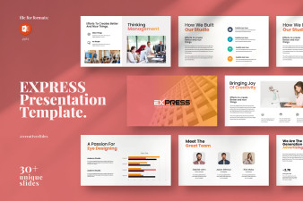 Express PowerPoint Presentation Template