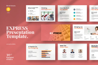 Express Google Slides Presentation Template