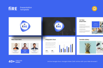 Fire Google Slides Presentation Template