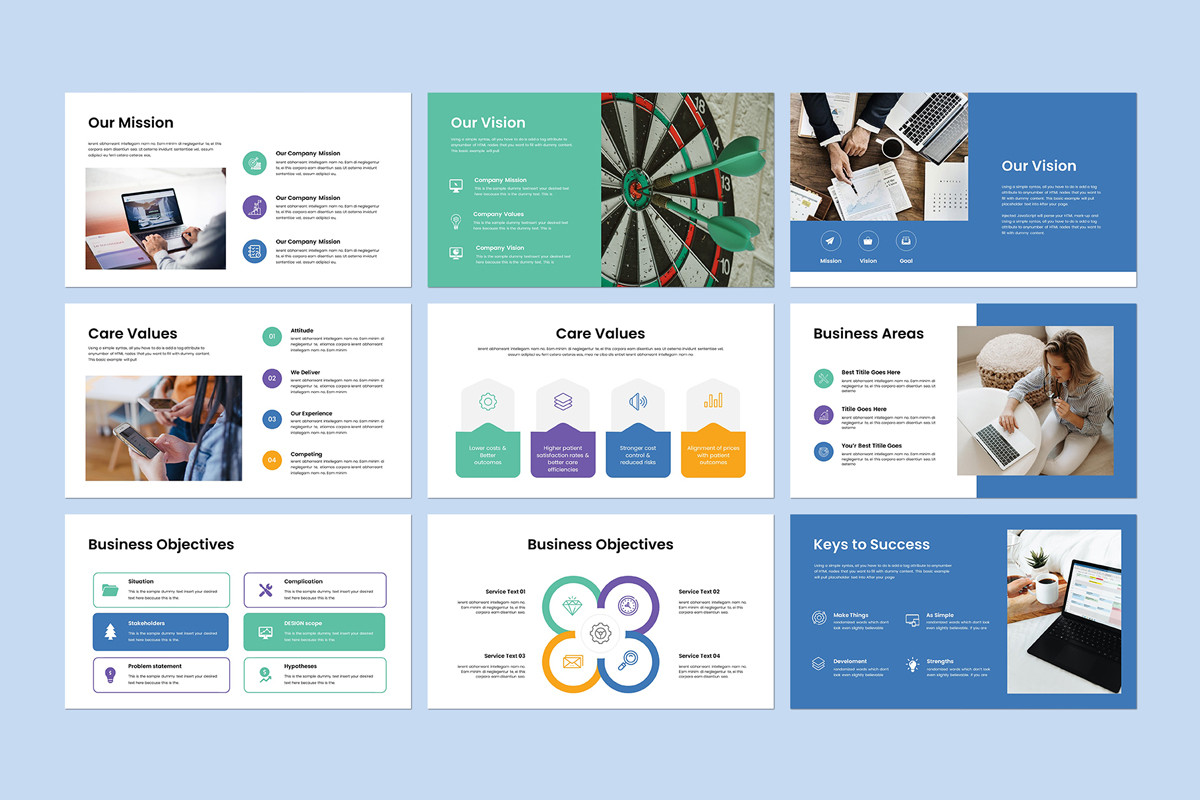 Business Strategy Google Slides Template | Nulivo Market