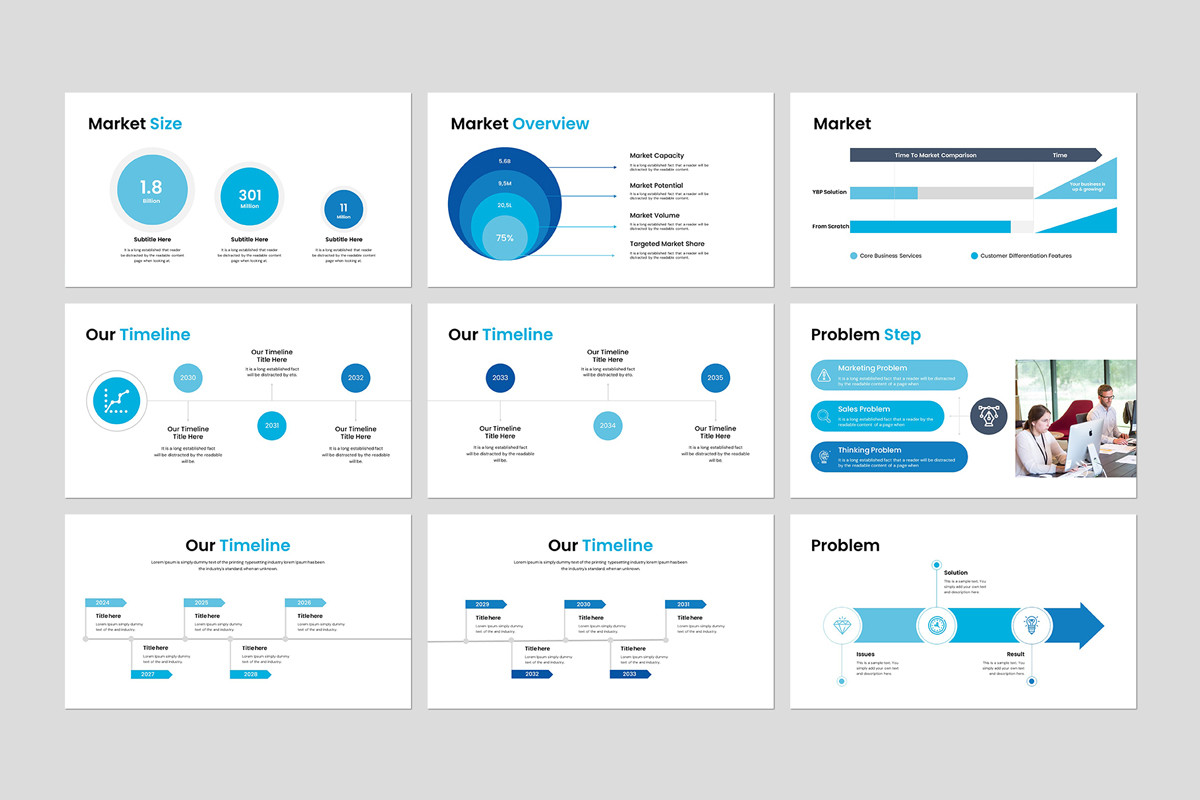 Business Plan Google Slides Template | Nulivo Market