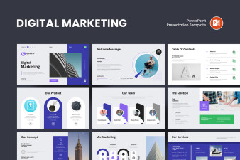 Digital Marketing PowerPoint Template
