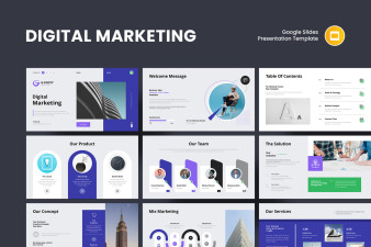 Digital Marketing Google Slides Template