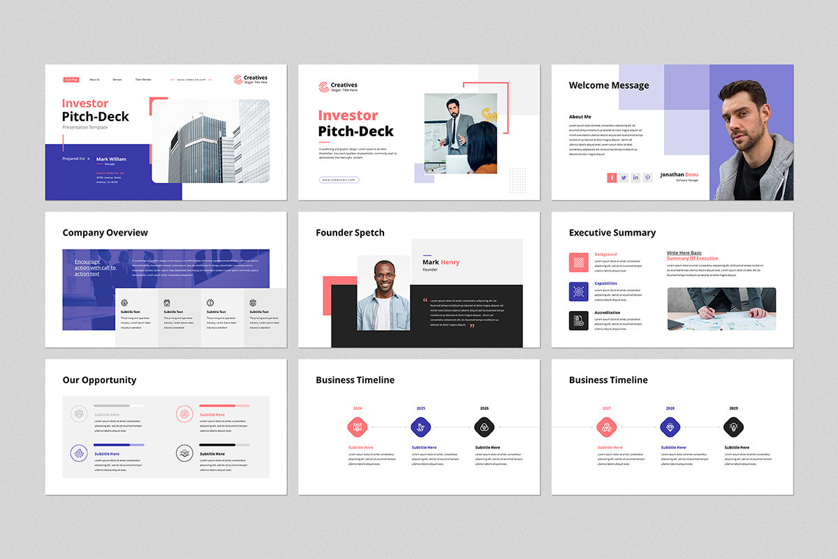 Pitch-Deck Keynote Template | Nulivo Market