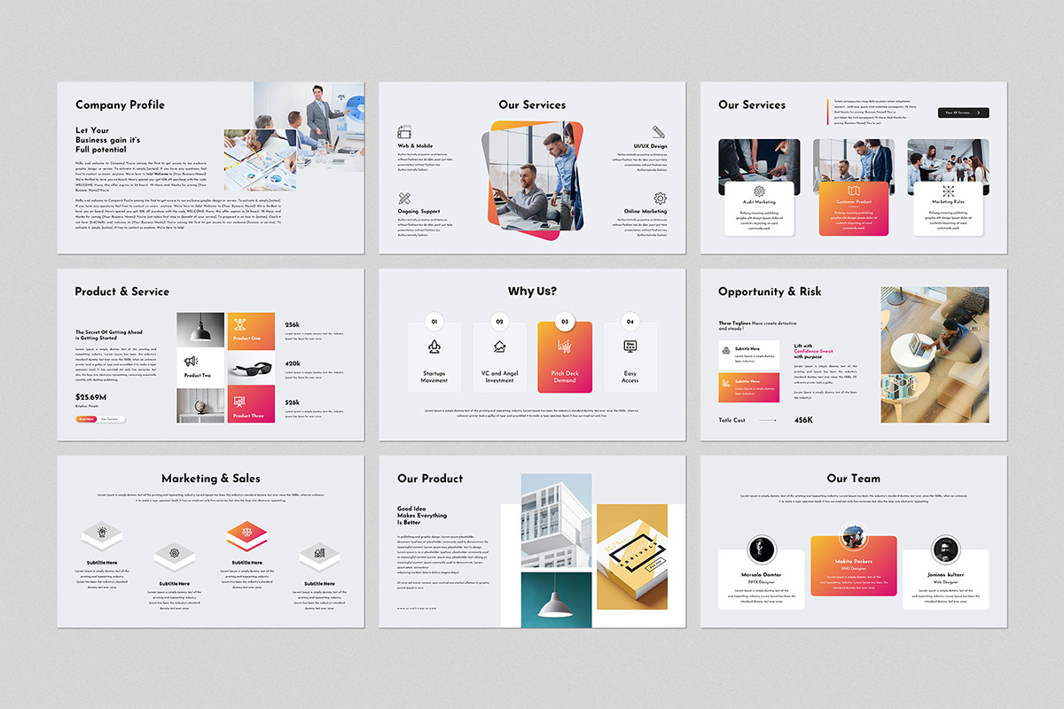 Project Proposal Google Slides Template Nulivo Market