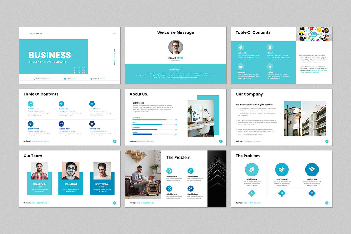 Business Keynote Presentation Template | Nulivo Market