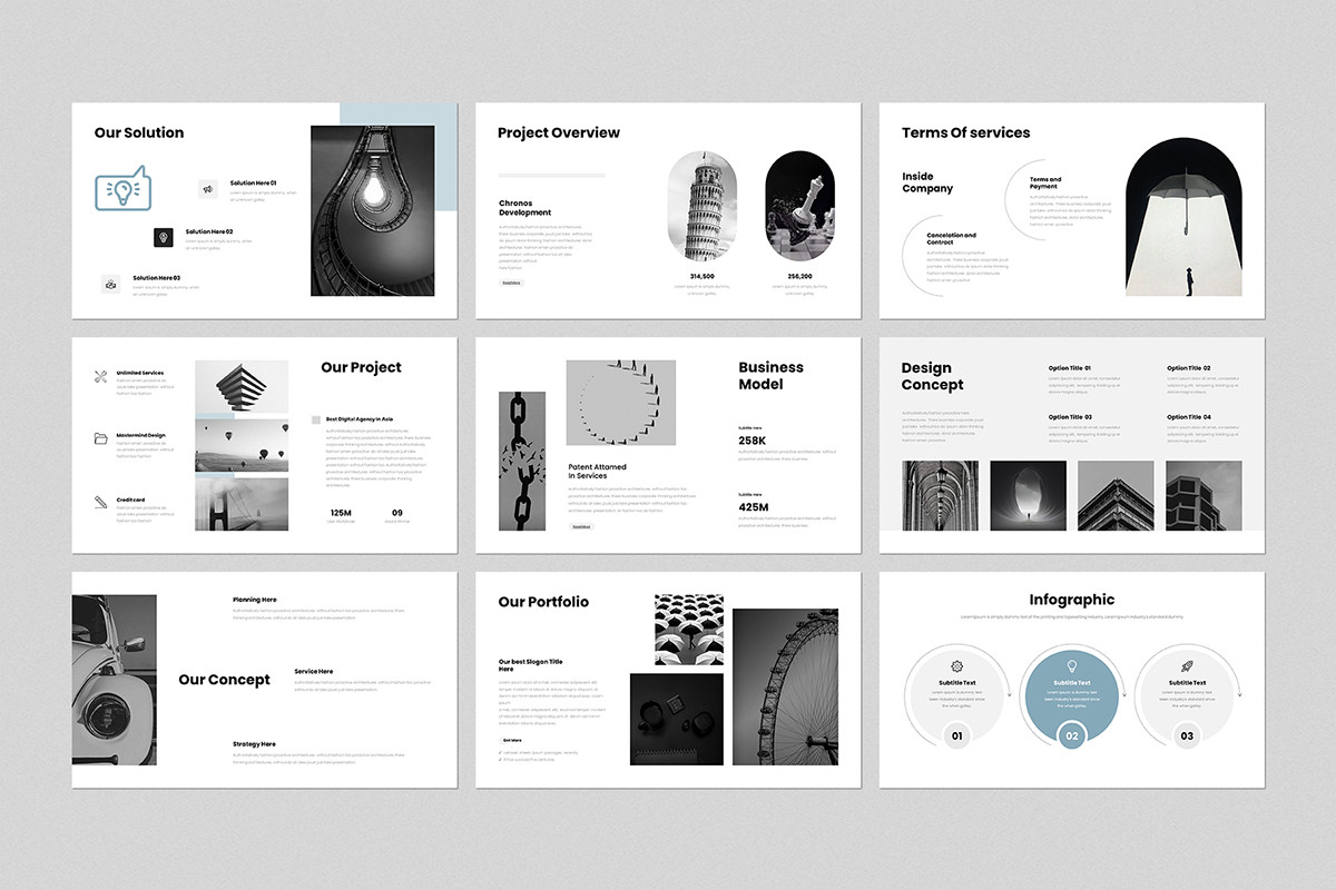 Slide Minimal Minimal Google Slides Template | Nulivo Market