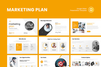 Business Marketing Plan Google Slides Template