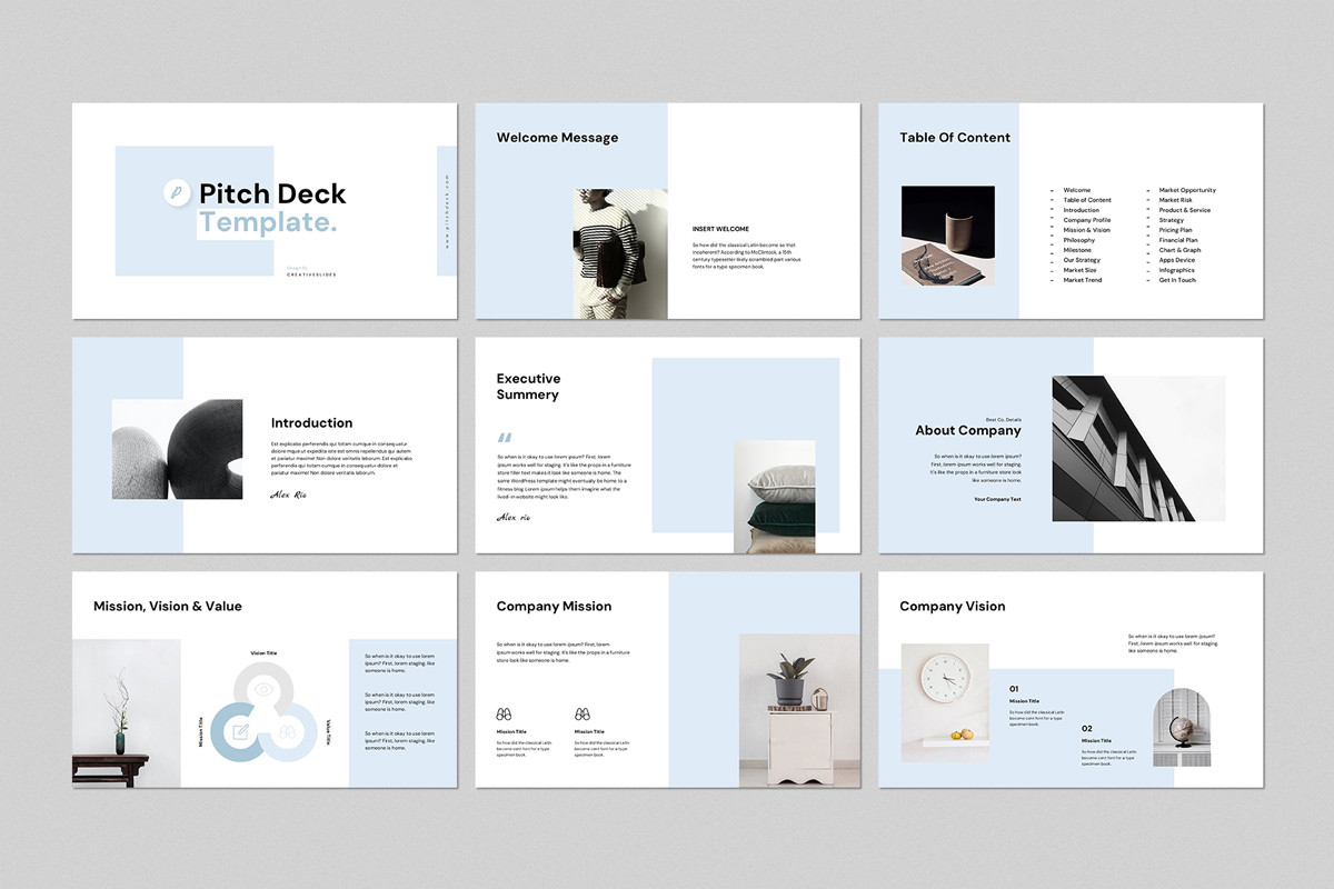 Pitch Deck Keynote Template | Nulivo Market