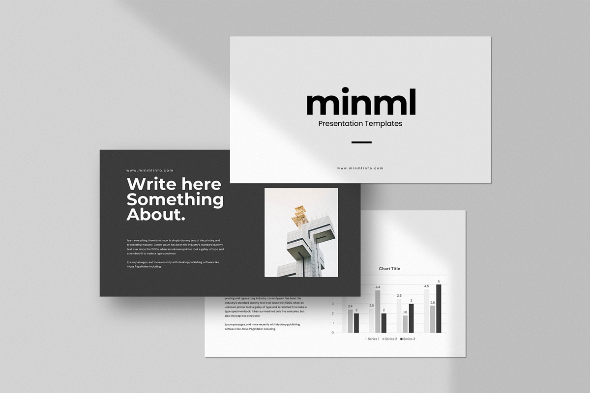 Slide Minimal Minimal Google Slides Template | Nulivo Market
